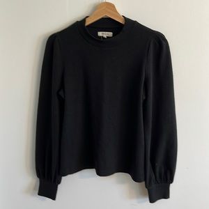 Madewell black crew neck sweater size medium